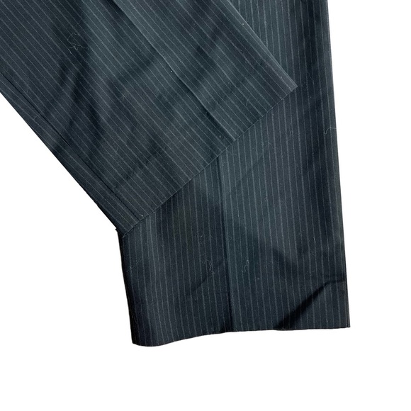 J. FERRAR BLACK PINSTRIPE SUIT PANTS SIZE 32 X 30 - Picture 9 of 9